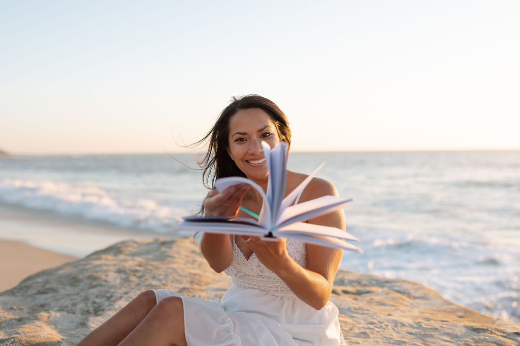 Josie with journal