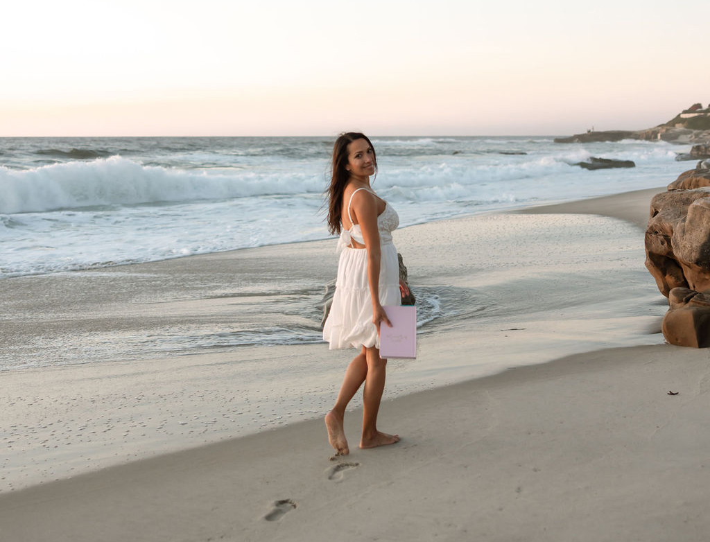 Josie on beach