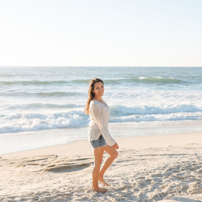 Josie on beach