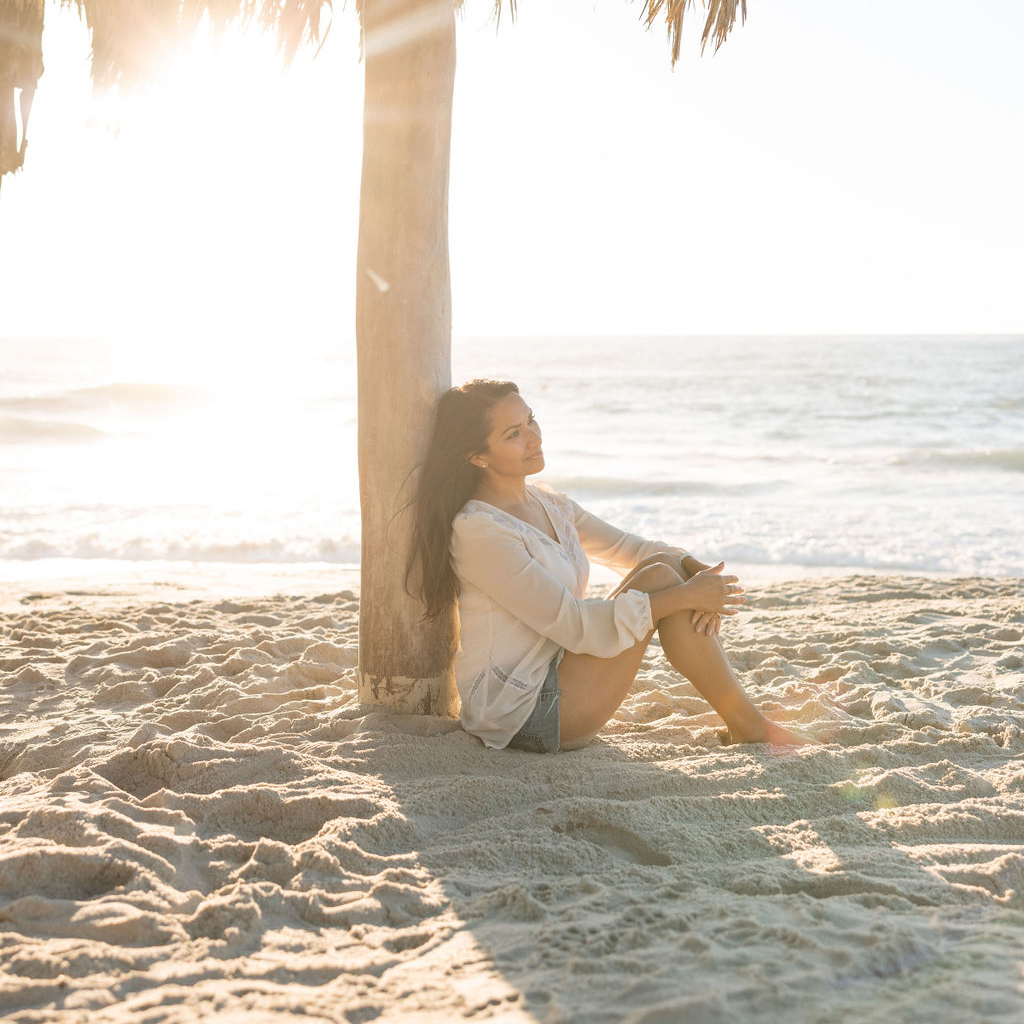 Josie on beach